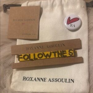NWT Roxanne Assoulin Follow The Sun Tie One On Bracelet